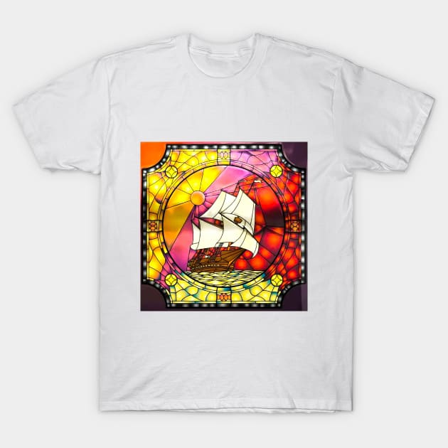 "Stained Glass" T-Shirt by AngelBabysArt